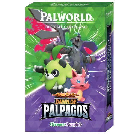 Palworld Official Card Game: Dawn of Palpagos - Green/Purple - Trial Deck