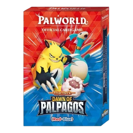 Palworld Official Card Game: Dawn of Palpagos - Red/Blue - Trial Deck