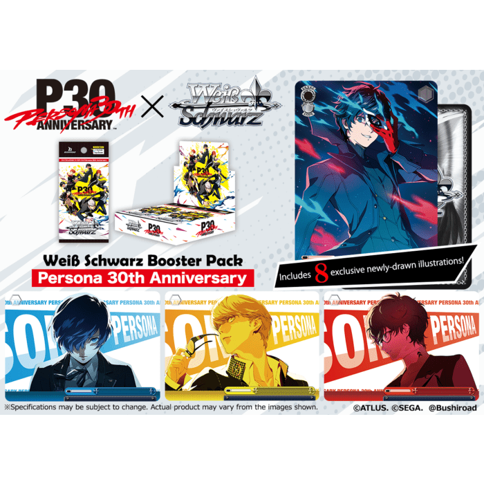 Persona 30th Anniversary Weiß Schwarz English Edition Booster Box - CardSquare L.L.C.