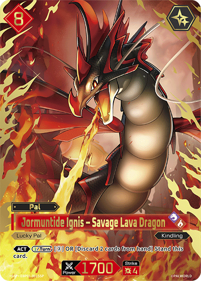 Jormuntide Ignis – Savage Lava Dragon (EBP01-001SSP)