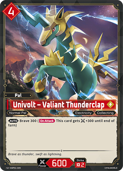 Univolt – Valiant Thunderclap (EBP01-009)