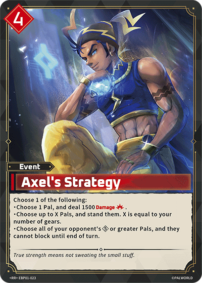 Axel's Strategy (EBP01-023)
