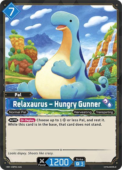 Relaxaurus – Hungry Gunner (EBP01-026)