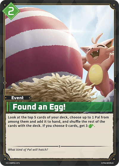 Found an Egg! (EBP01-071)