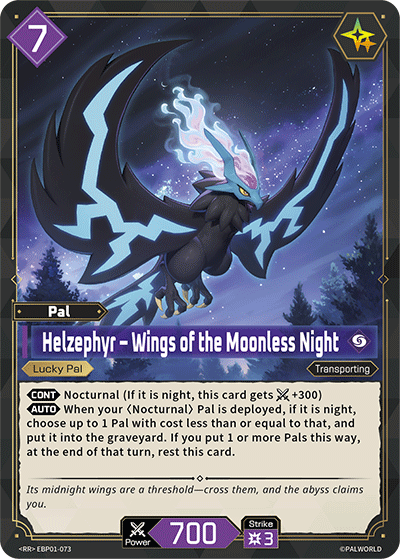 Helzephyr – Wings of the Moonless Night (EBP01-073)