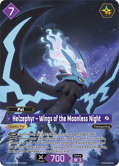 Helzephyr – Wings of the Moonless Night (EBP01-073OSR)