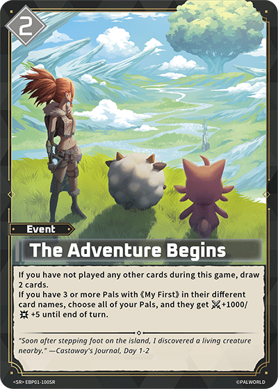 The Adventure Begins (EBP01-100SR)