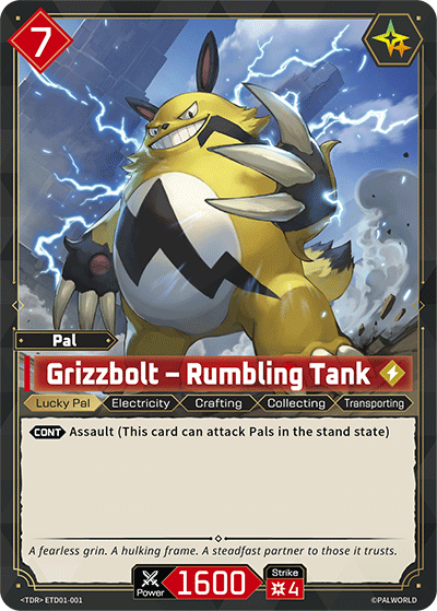 Grizzbolt – Rumbling Tank (ETD01-001)
