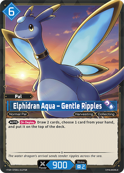 Elphidran Aqua – Gentle Ripples (ETD01-012TSR)