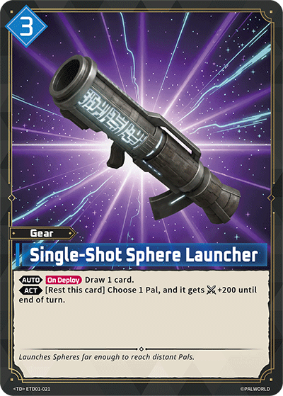 Single-Shot Sphere Launcher (ETD01-021)