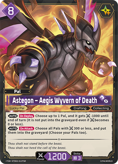 Astegon – Aegis Wyvern of Death (ETD02-012TSR)