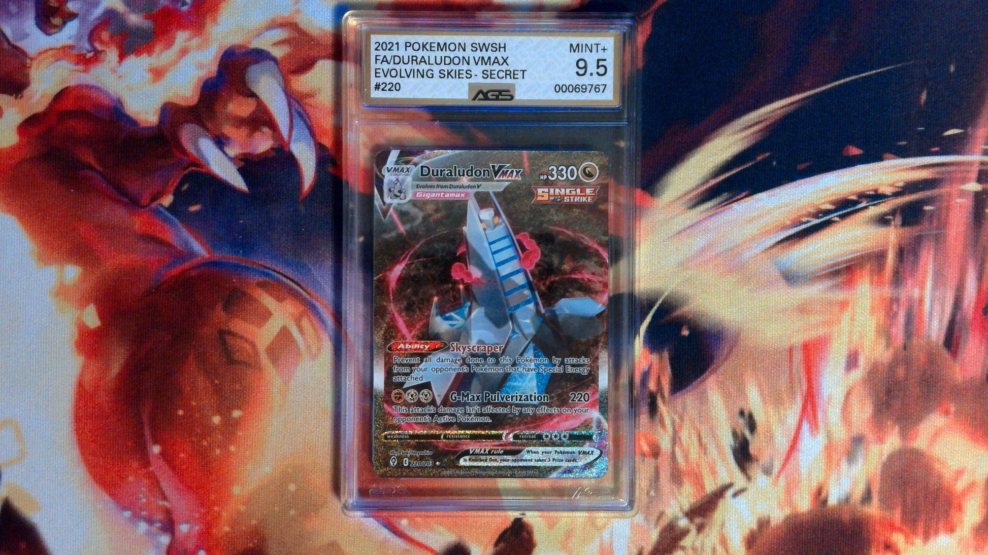 AGS 9.5 Duraludon VMAX - Evolving Skies - CardSquare L.L.C.