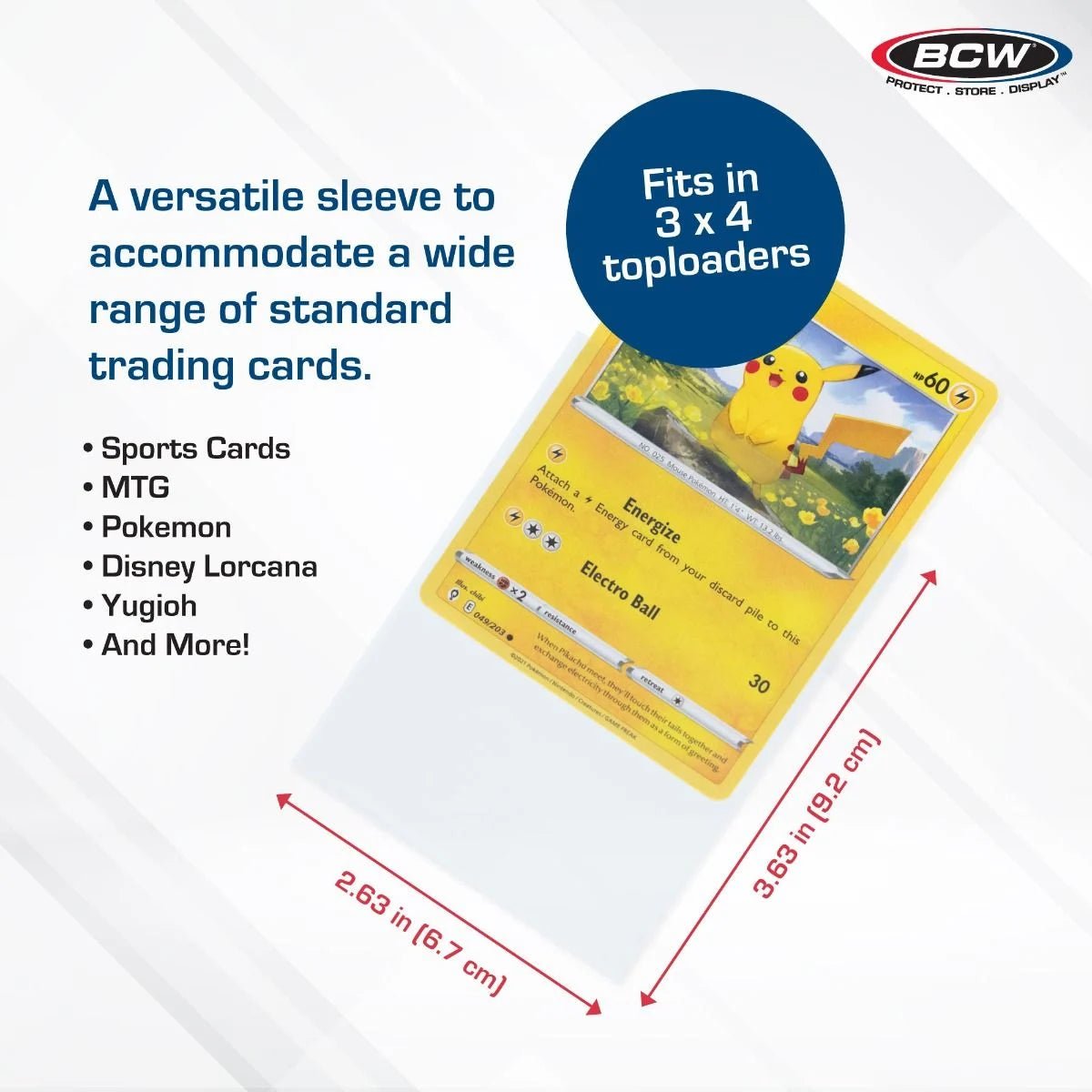 BCW Standard Card Sleeves - CardSquare L.L.C.