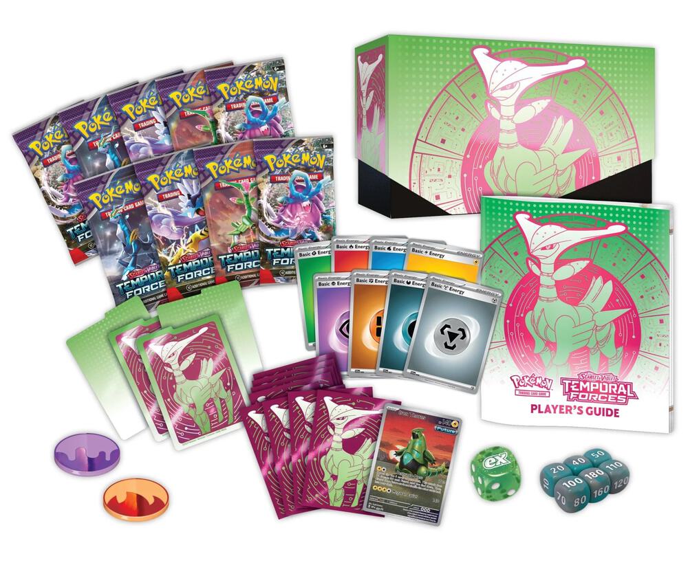 Temporal Forces Elite Trainer Box [Iron Leaves ex] - CardSquare L.L.C.